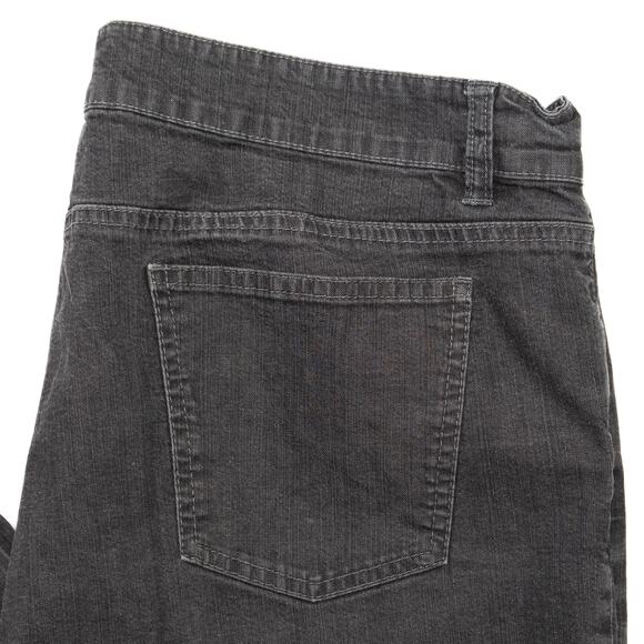 Eileen Fisher Carbon Slim Fit Full Length Organic Cotton Stretch Jeans Size 16 - Picture 4 of 12